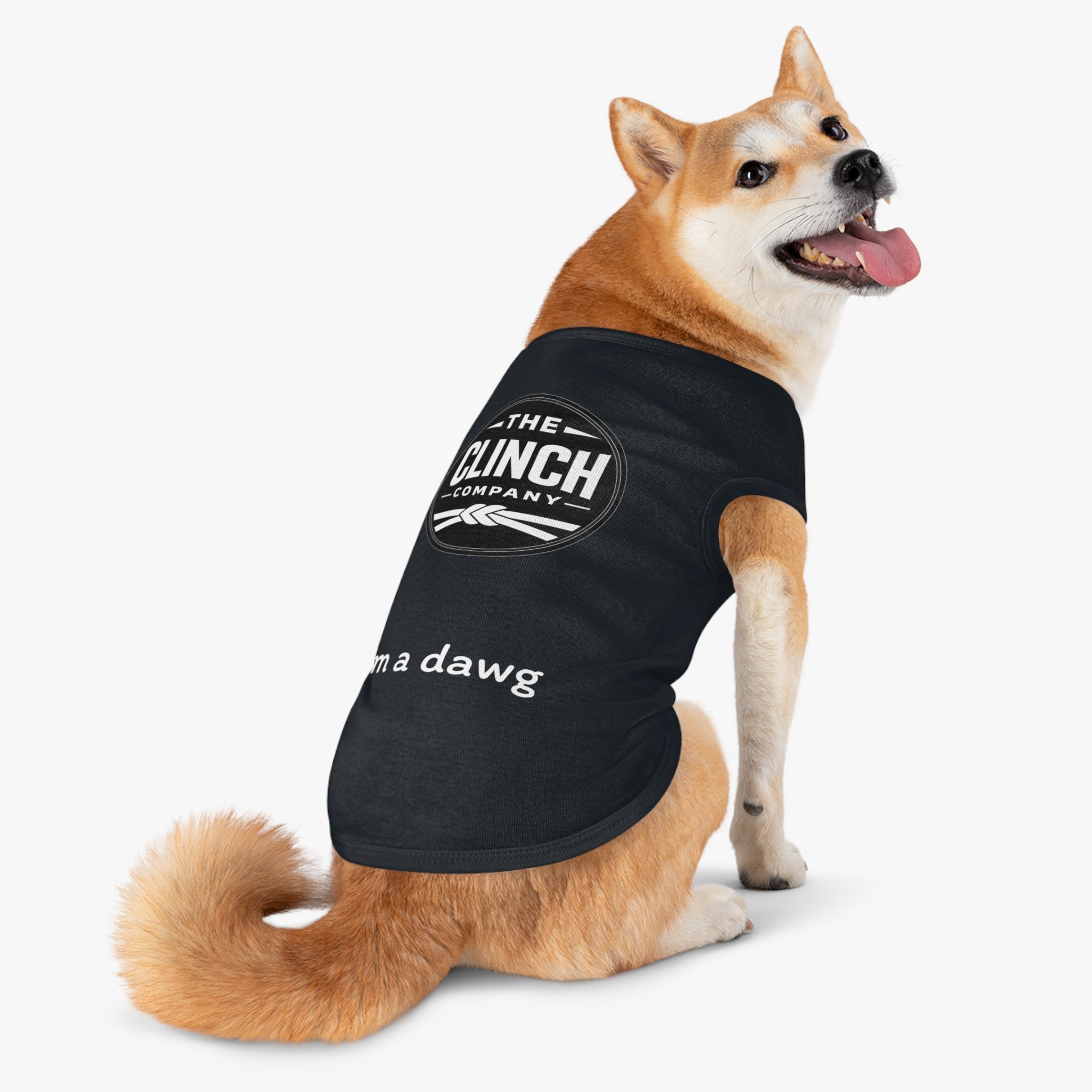 The Clinch Company Logo Pet Tank Top | Logo Dog Tee