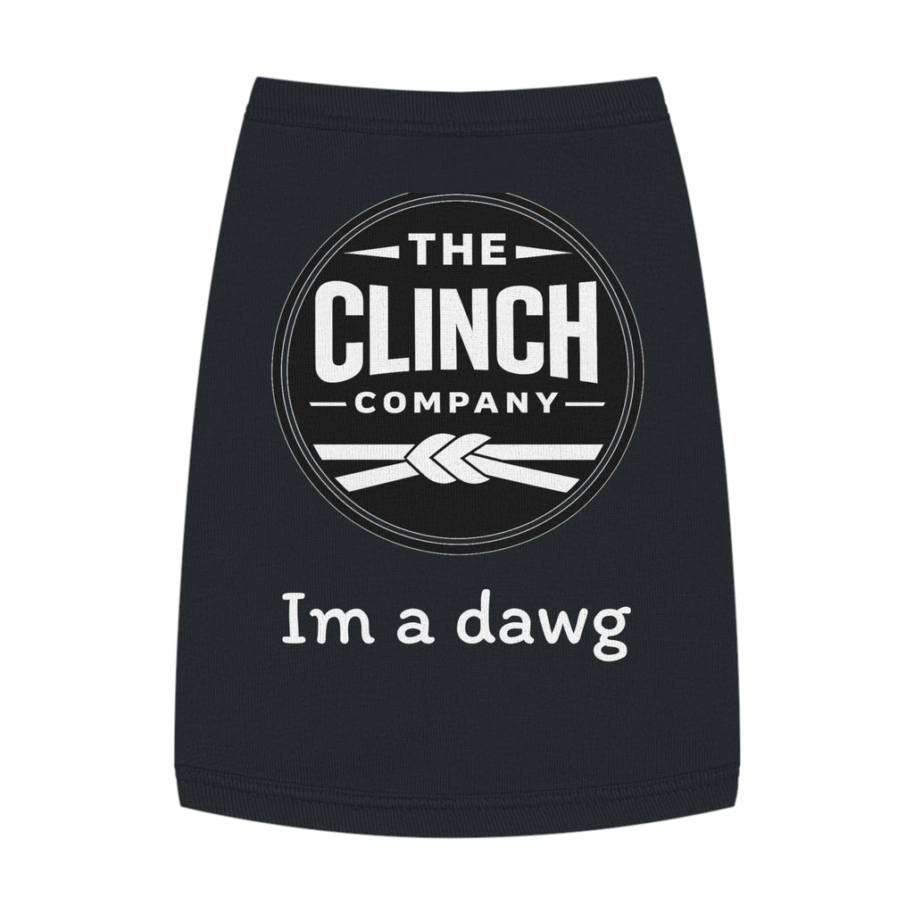 The Clinch Company Logo Pet Tank Top | Logo Dog Tee