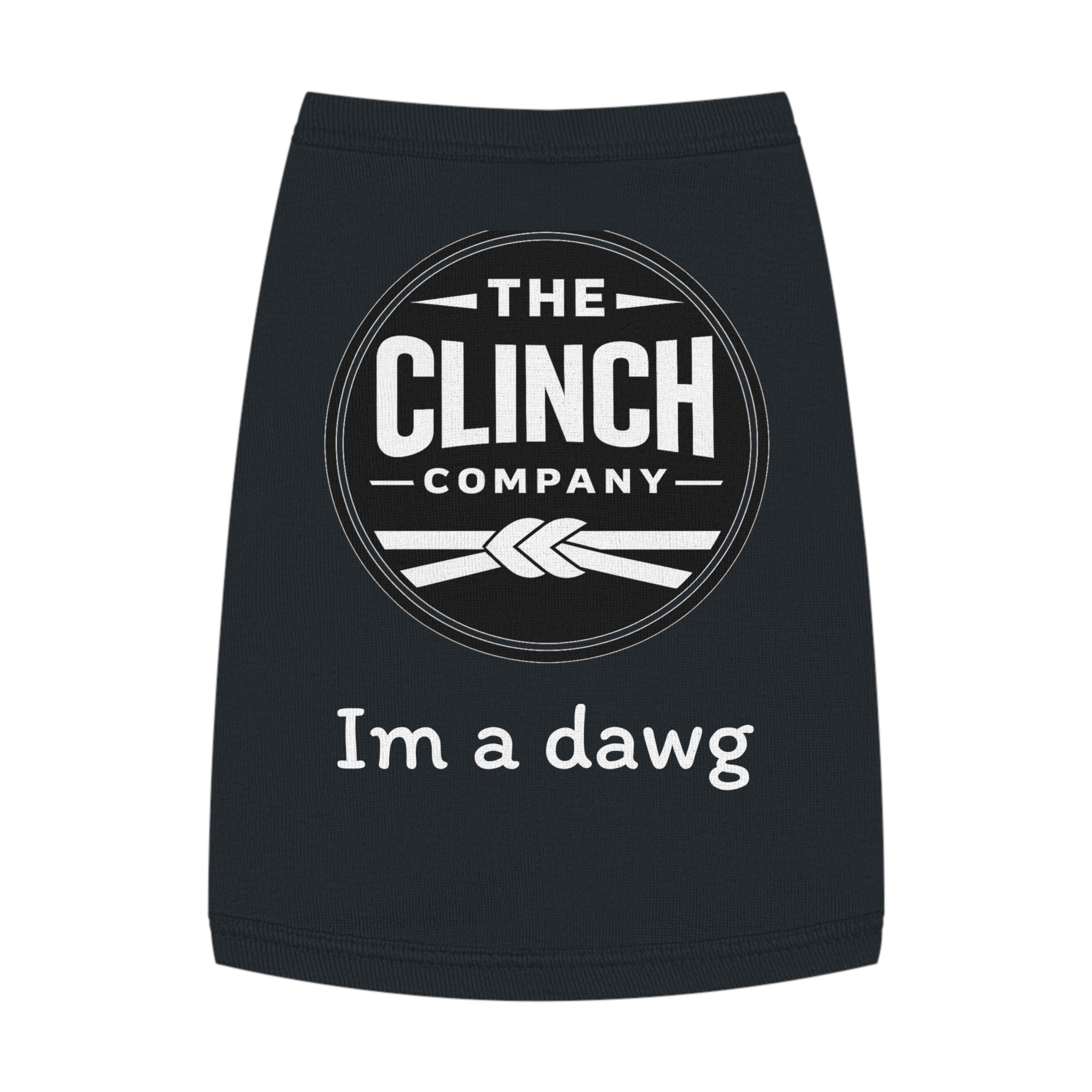 The Clinch Company Logo Pet Tank Top | Logo Dog Tee
