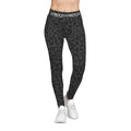 Clinch Co. Fight Club Leopard Print Leggings — Women's Casual/Workout Bottoms