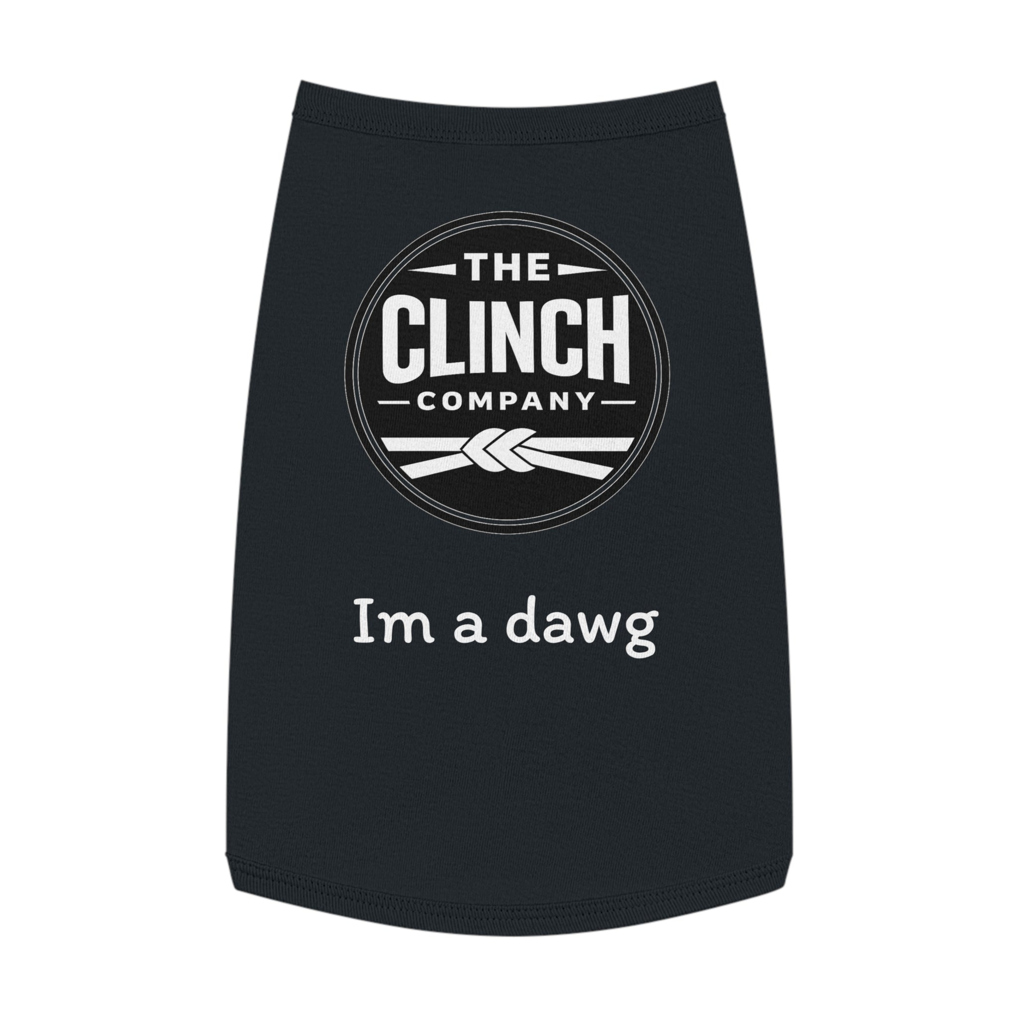 The Clinch Company Logo Pet Tank Top | Logo Dog Tee