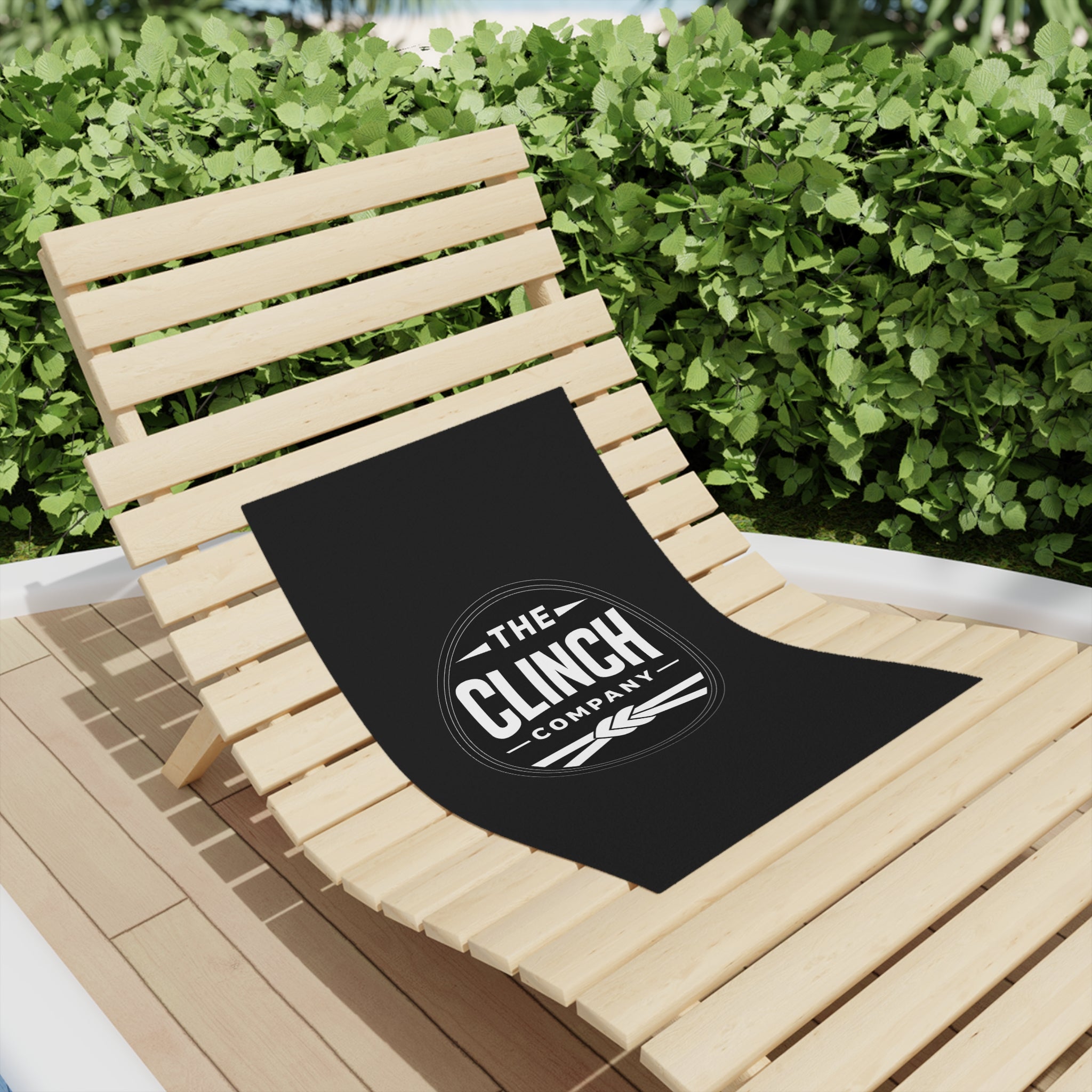 The Clinch Company Logo Beach Towel