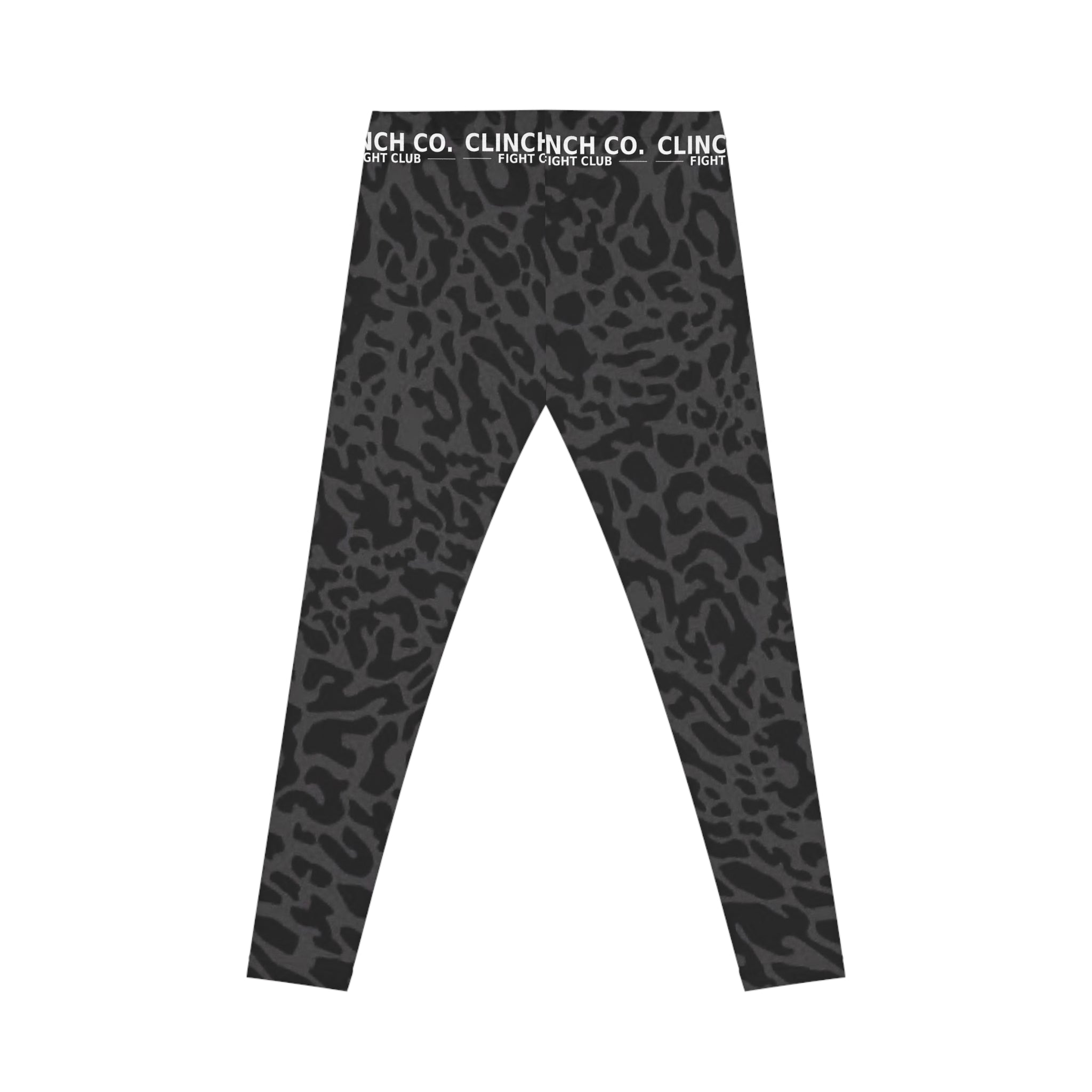 Clinch Co. Fight Club Leopard Print Leggings — Women's Casual/Workout Bottoms
