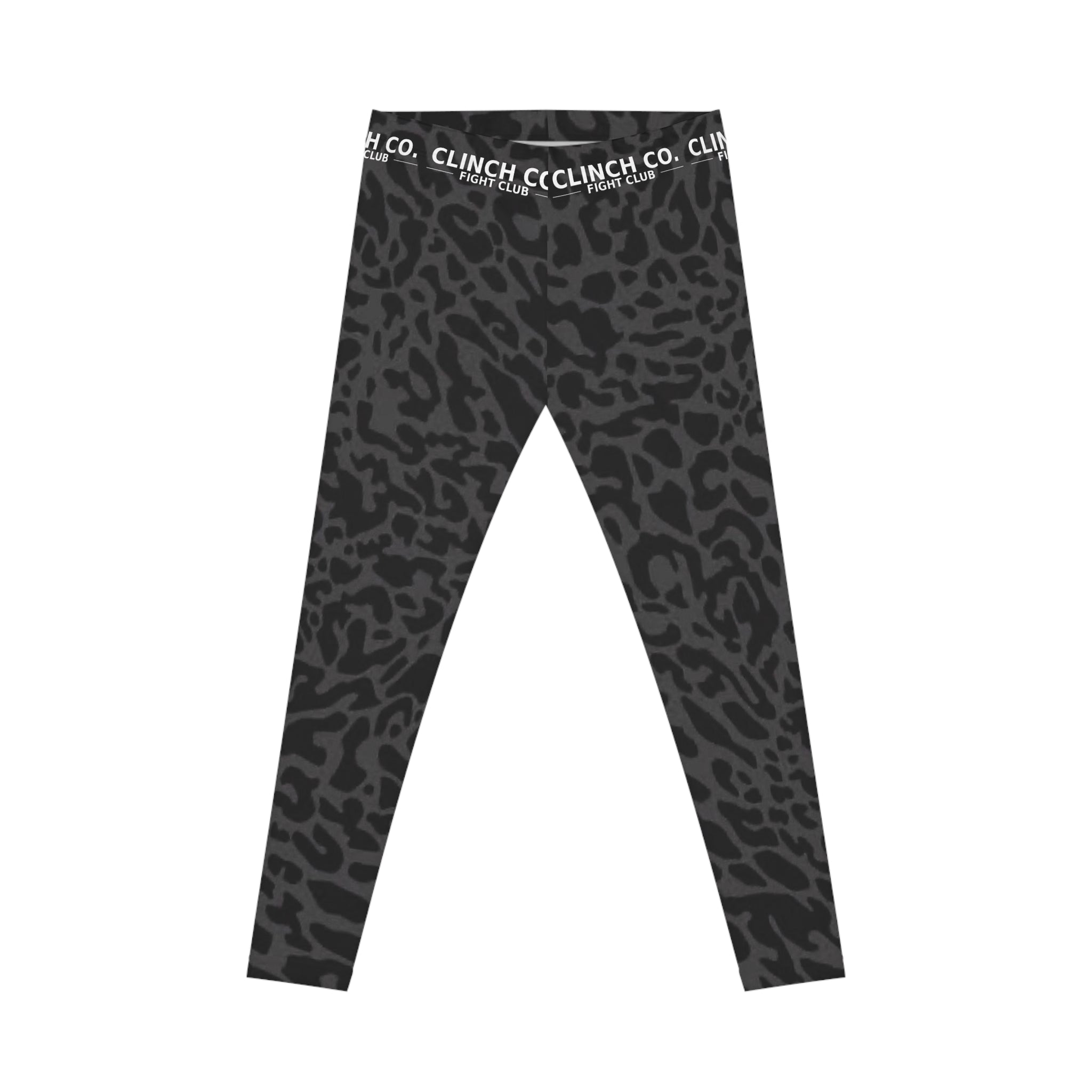 Clinch Co. Fight Club Leopard Print Leggings — Women's Casual/Workout Bottoms