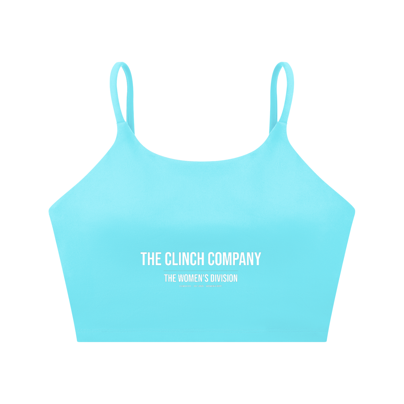 Womens Division Spaghetti Strap Yoga Sports Bra