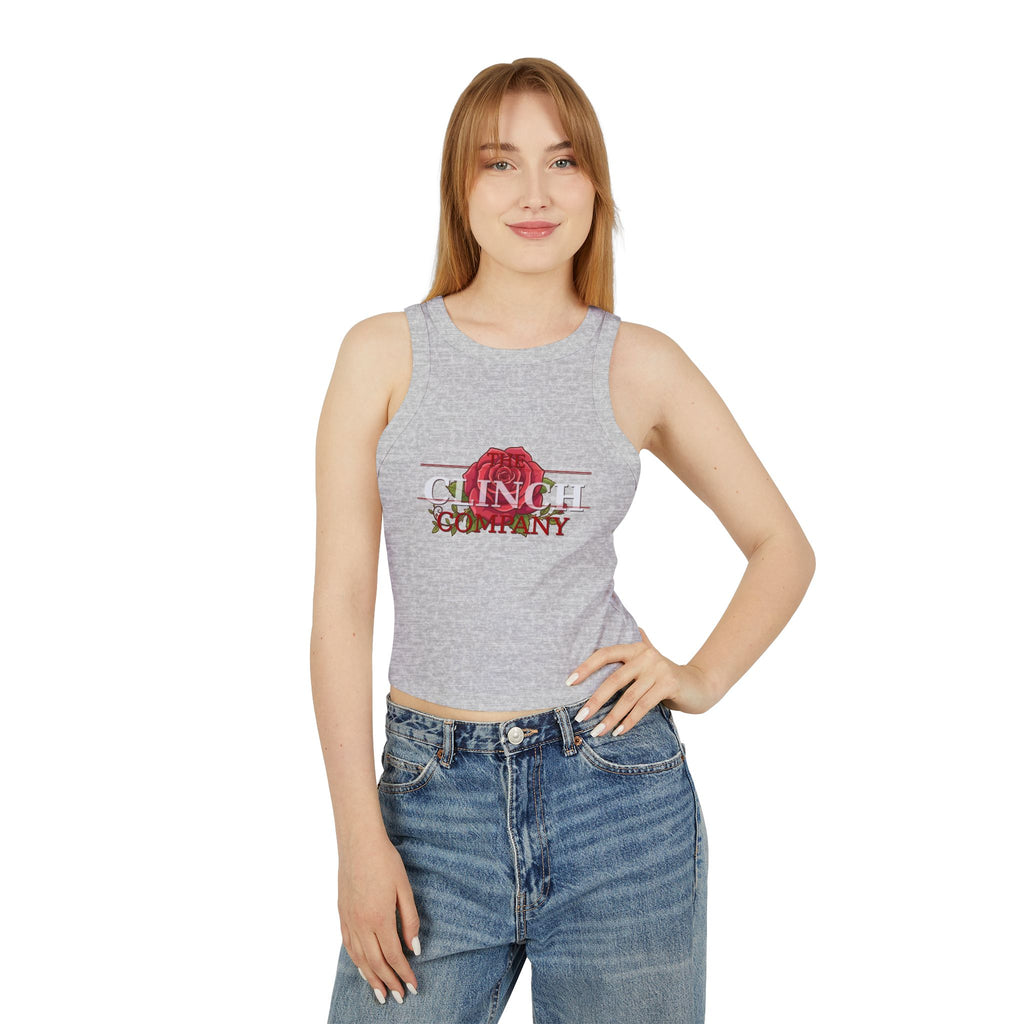 The Clinch Company Rose Tank Top | Womens Racer Tans