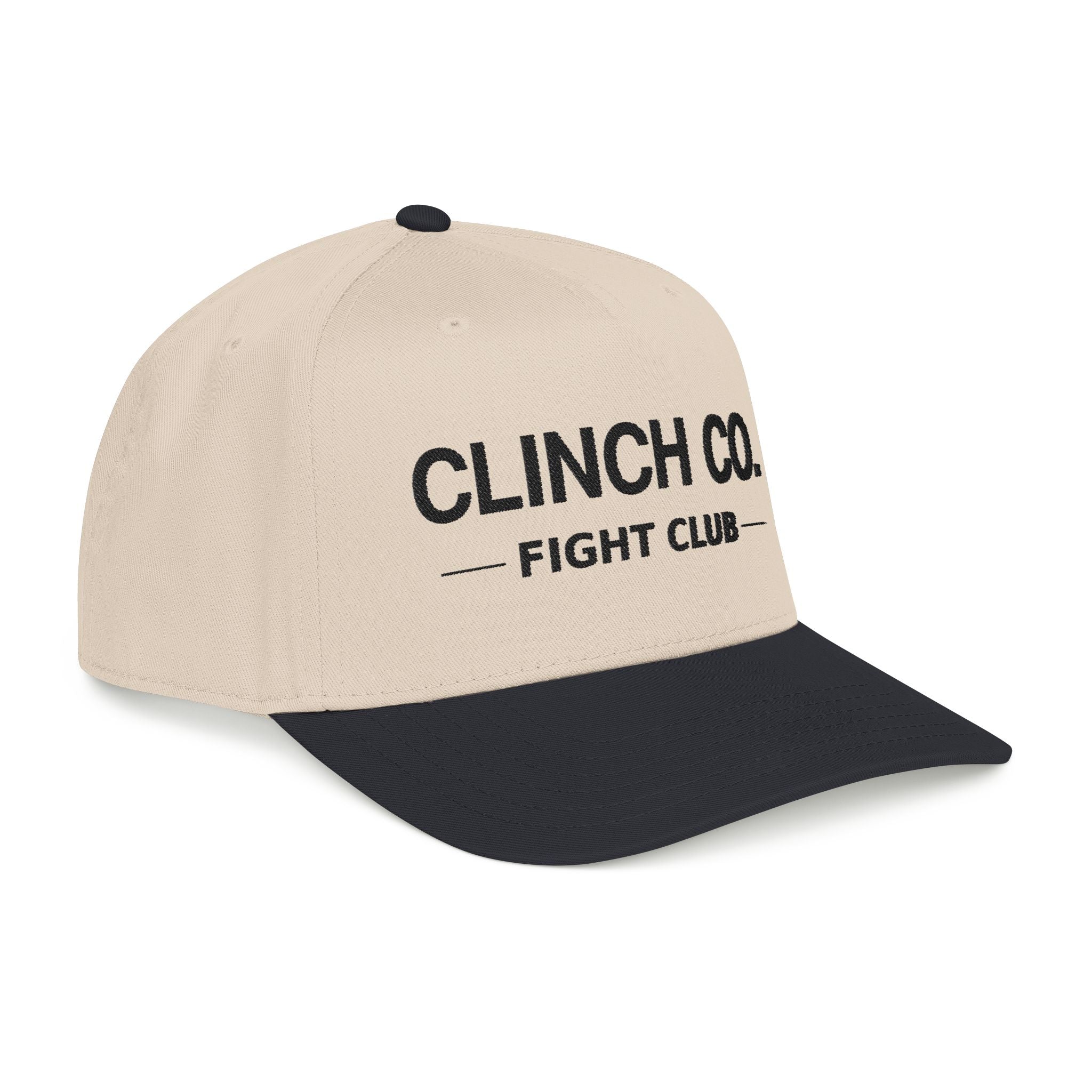 Embroidered Clinch Co. Fight Club Hat | Mid Profile Baseball Cap