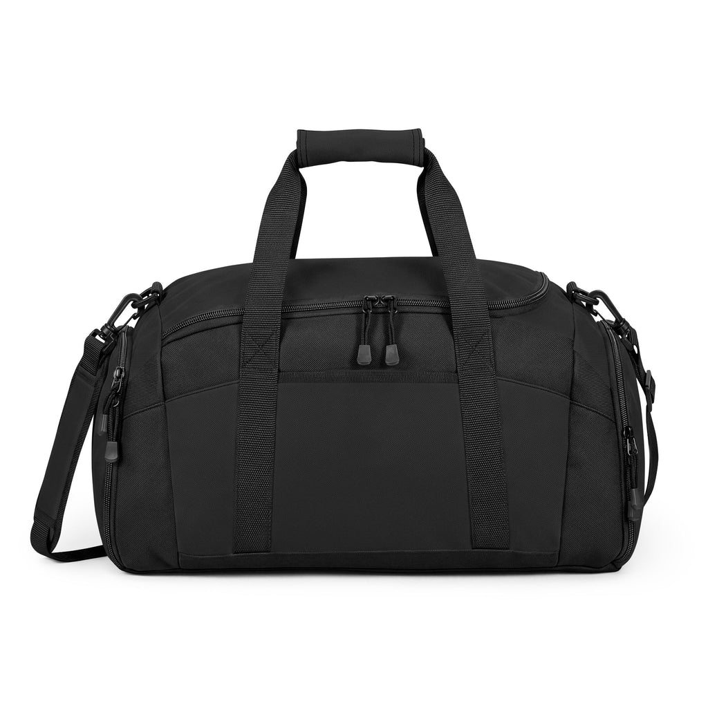 The Clinch Company Black Duffle Gym Bag — Durable Workout Travel Bag