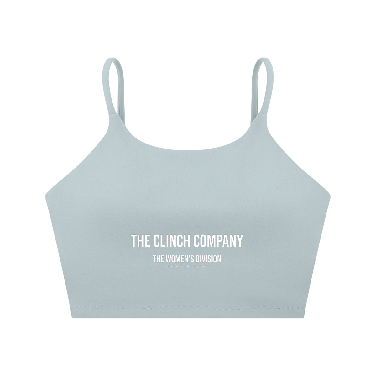 Womens Division Spaghetti Strap Yoga Sports Bra