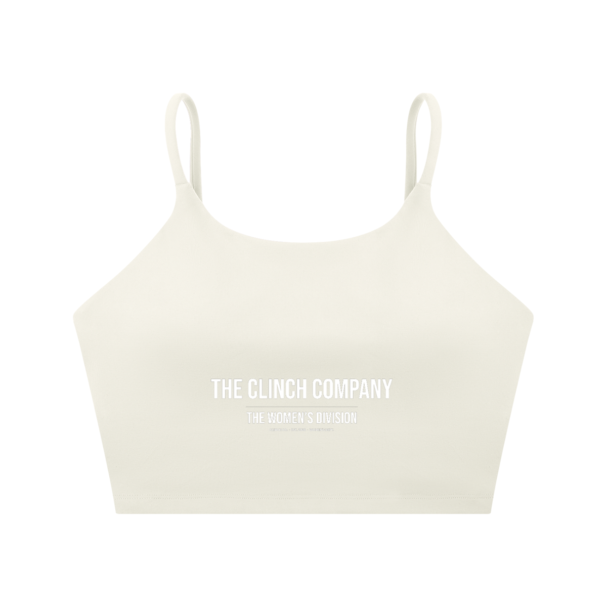 Womens Division Spaghetti Strap Yoga Sports Bra