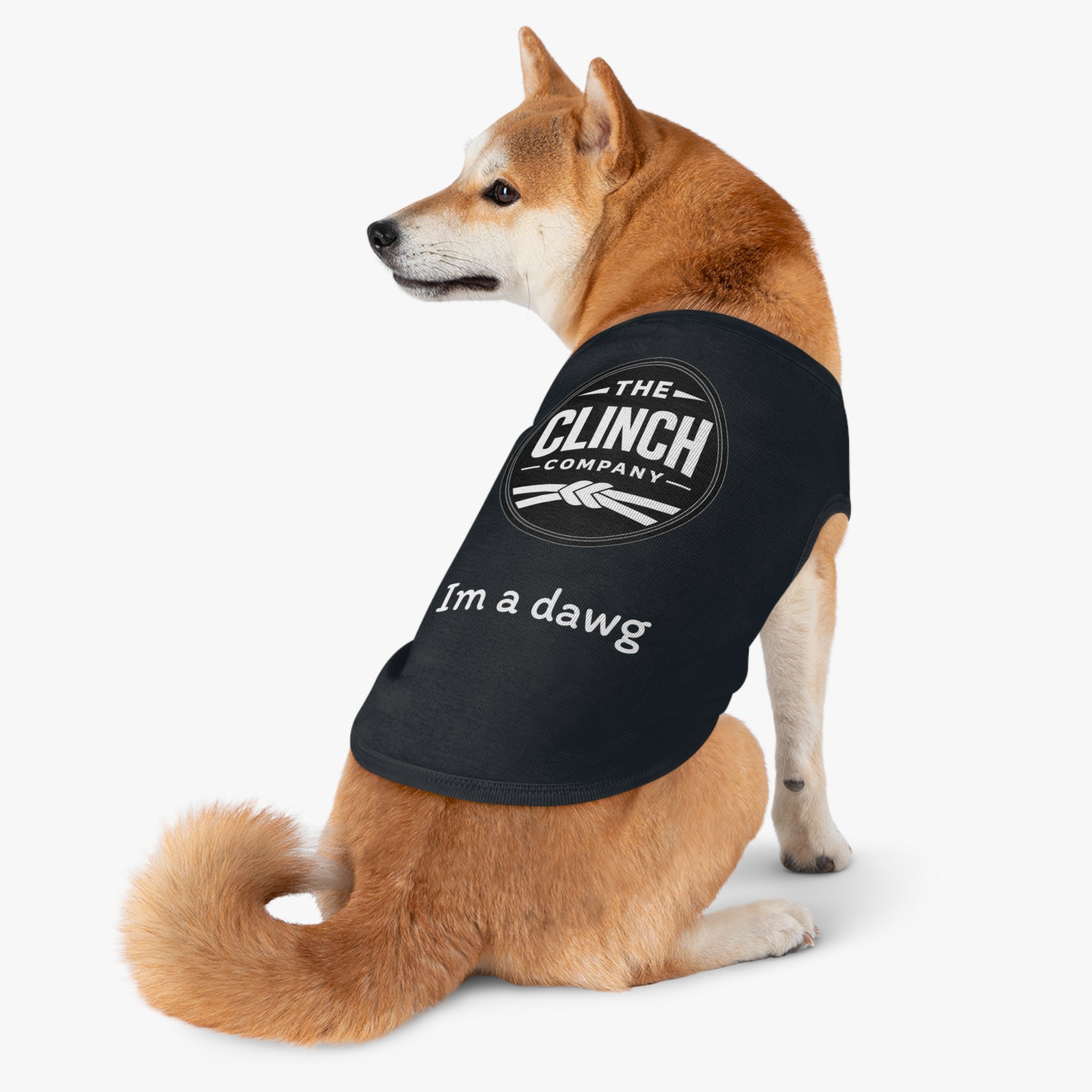 The Clinch Company Logo Pet Tank Top | Logo Dog Tee