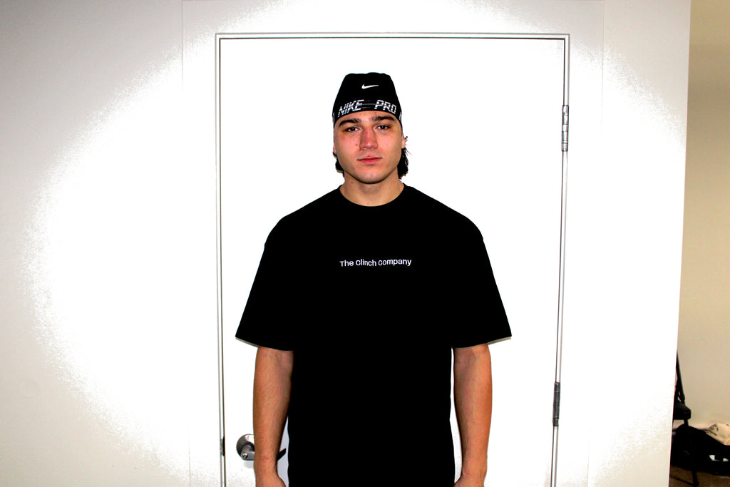 The Clinch Company Embroidered T-shirt | Black