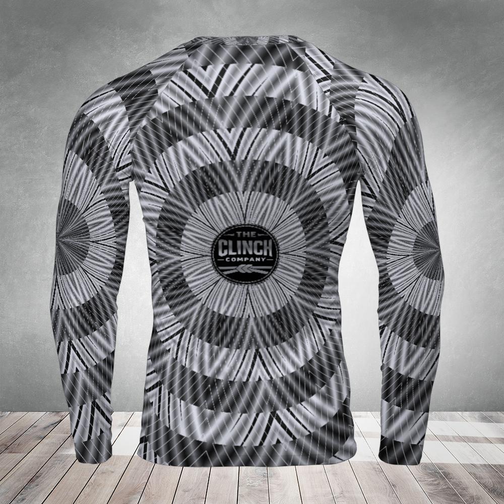 The Clinch Company Rash Guard | "Obsidian" | MMA/BJJ Top