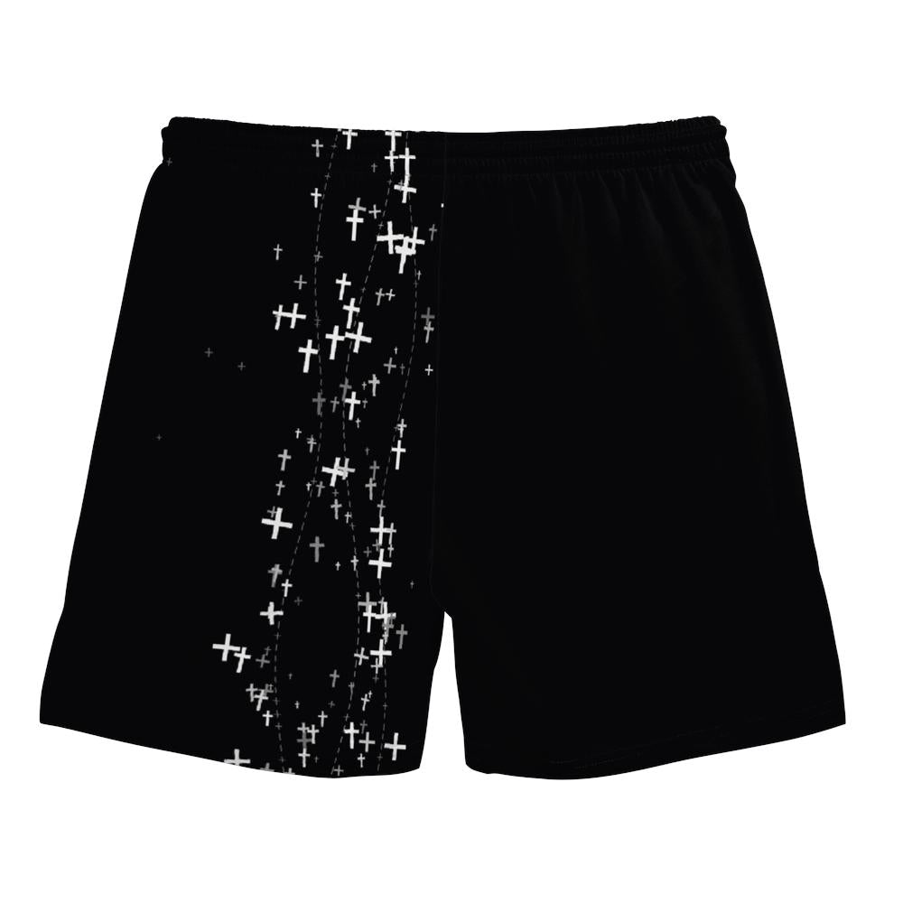 The Clinch Company Muay Thai Style Shorts | "Gothic" | MMA/BJJ Bottoms