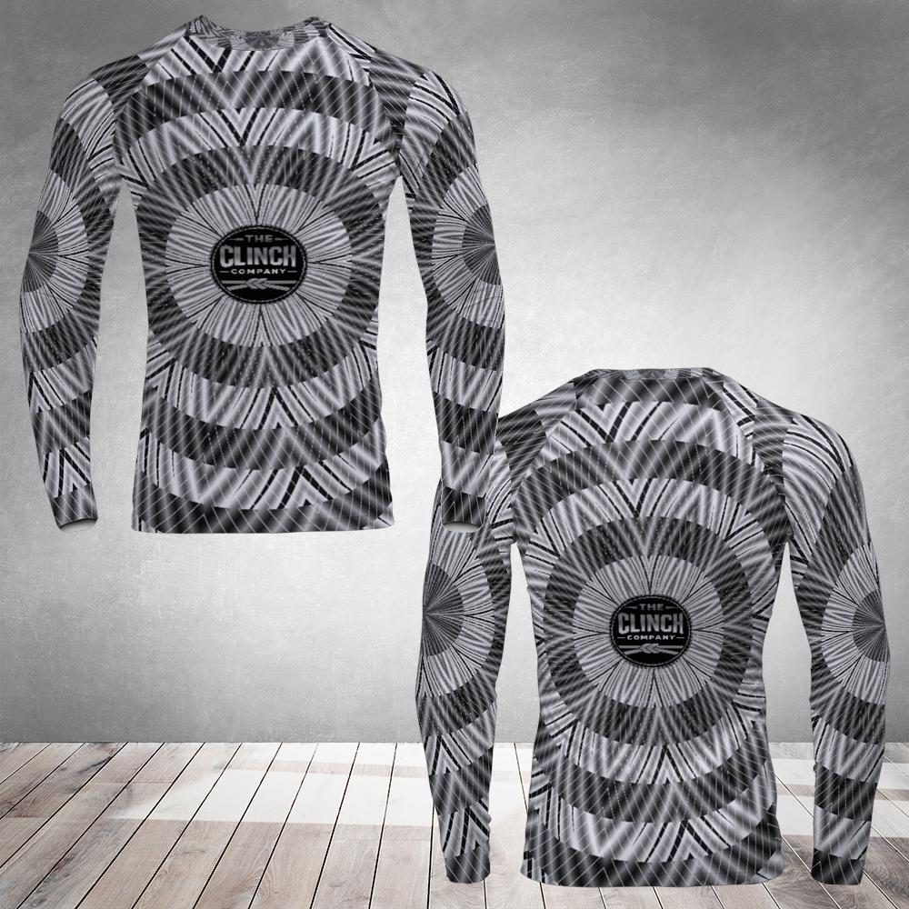 The Clinch Company Rash Guard | "Obsidian" | MMA/BJJ Top