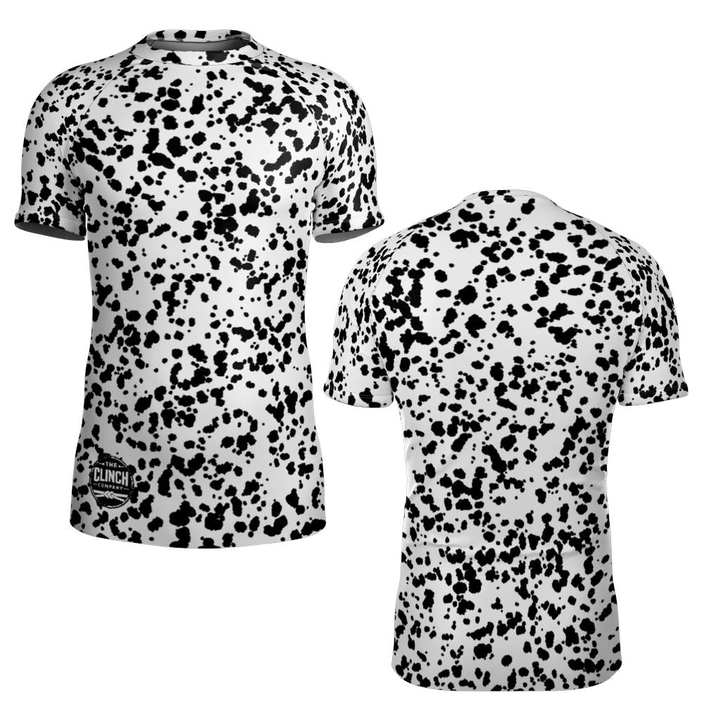 The Clinch Company Rash Guard | "White Cheetah" | MMA/BJJ Topp