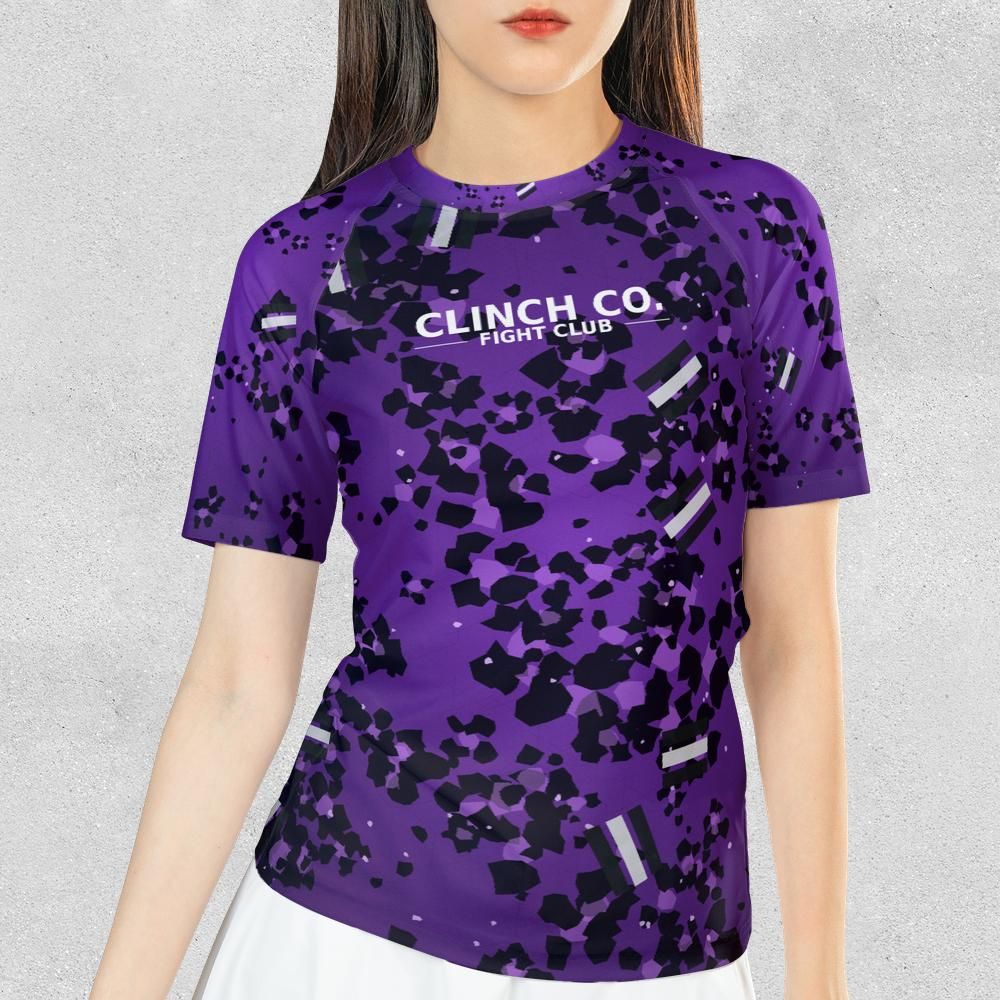 Women's Rash Guard | Clinch Co. Fight Club Women's Workout Top