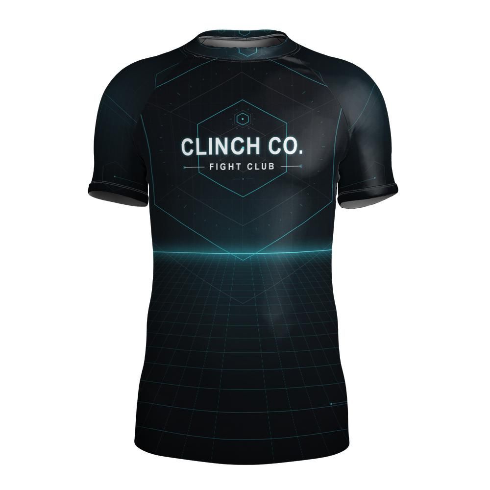 Clinch Co. Fight Club Rash Guard | "OVERCLOCK" | MMA/BJJ Top