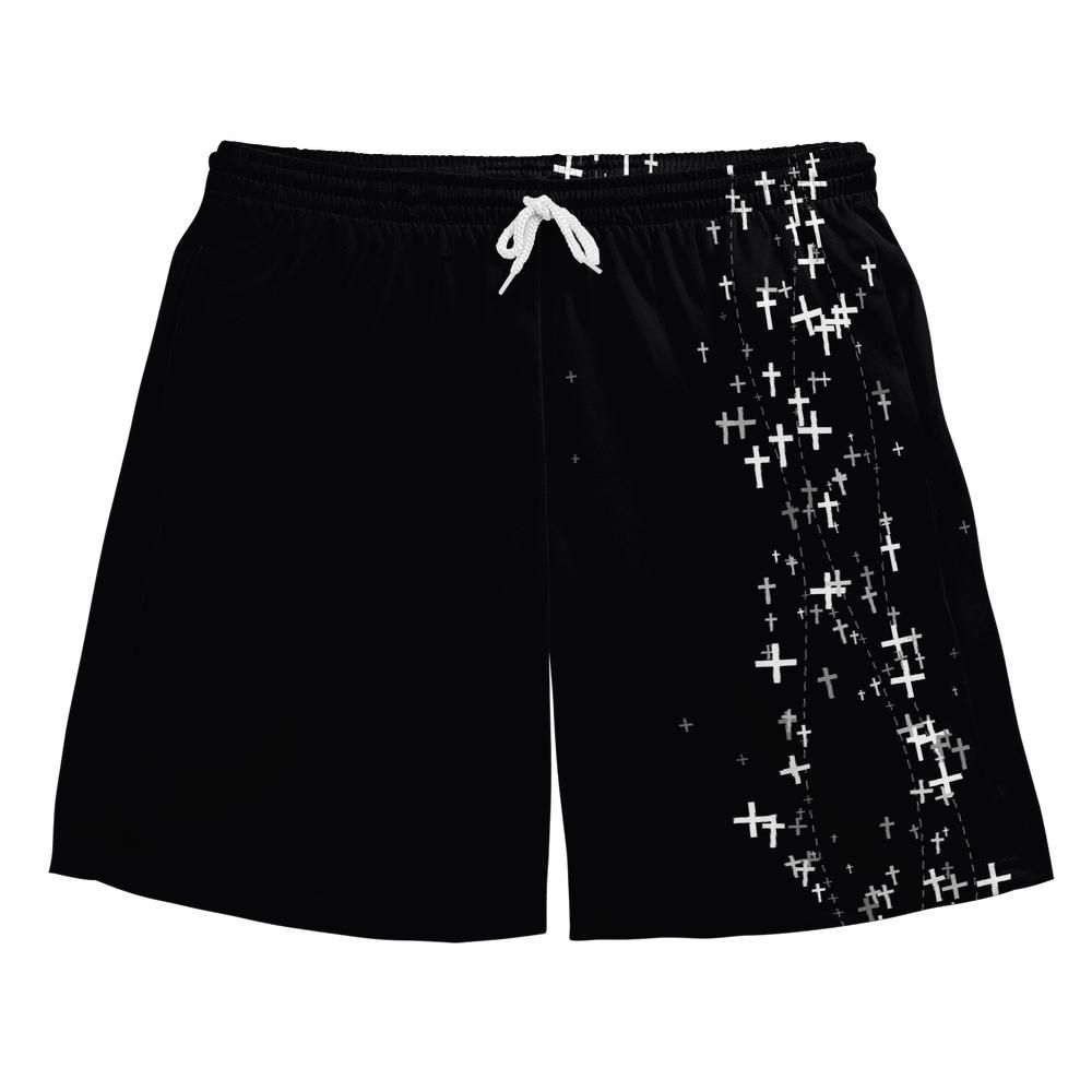 The Clinch Company Muay Thai Style Shorts | "Gothic" | MMA/BJJ Bottoms