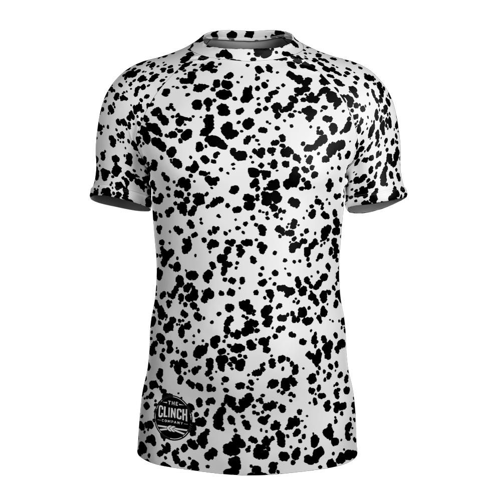 The Clinch Company Rash Guard | "White Cheetah" | MMA/BJJ Topp