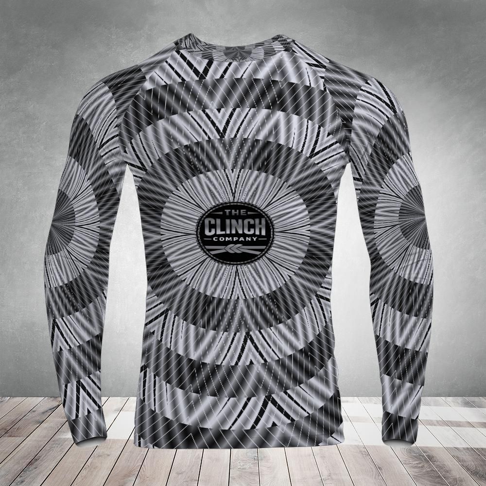 The Clinch Company Rash Guard | "Obsidian" | MMA/BJJ Top