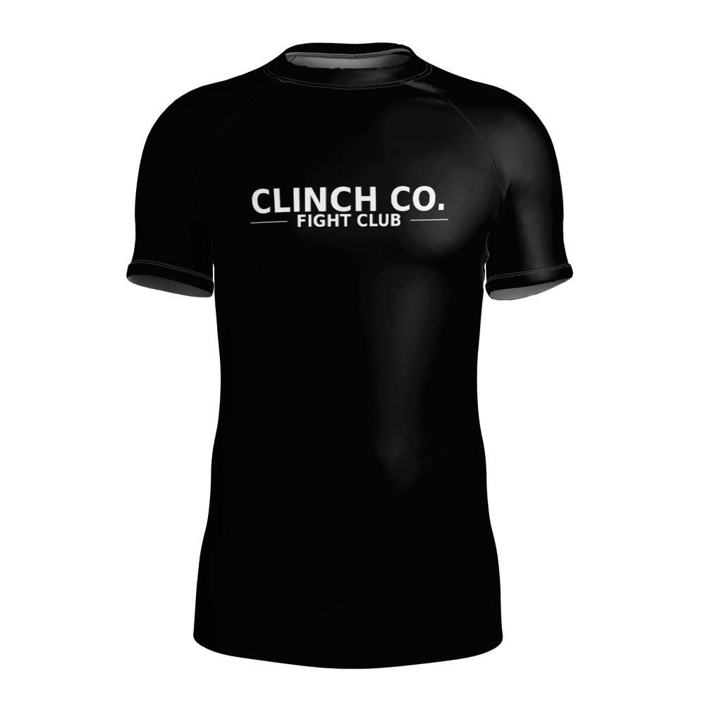 Clinch Co. Fight Club Rash Guard | All Black Quality BJJ/MMA Top